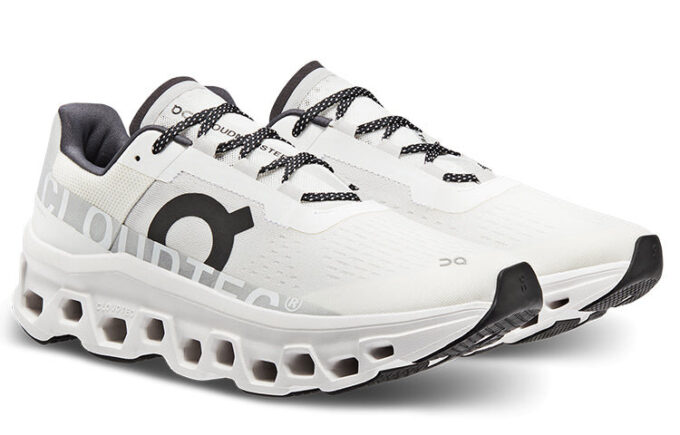 Cloudmonster «Naturweiß Schwarz»