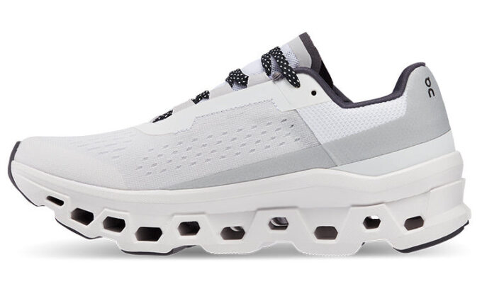 Cloudmonster «Weiß Schwarz Grau»