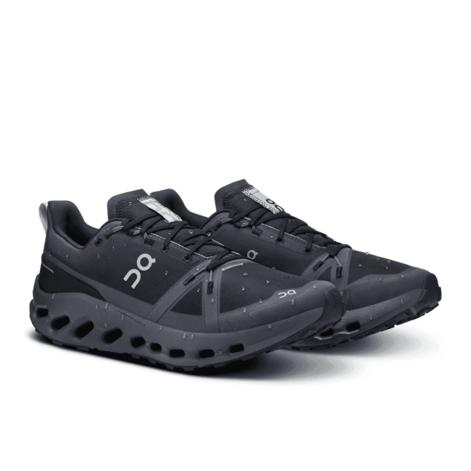 Cloudsurfer Trail wasserdichte Laufschuhe «Schwarze Finsternis»