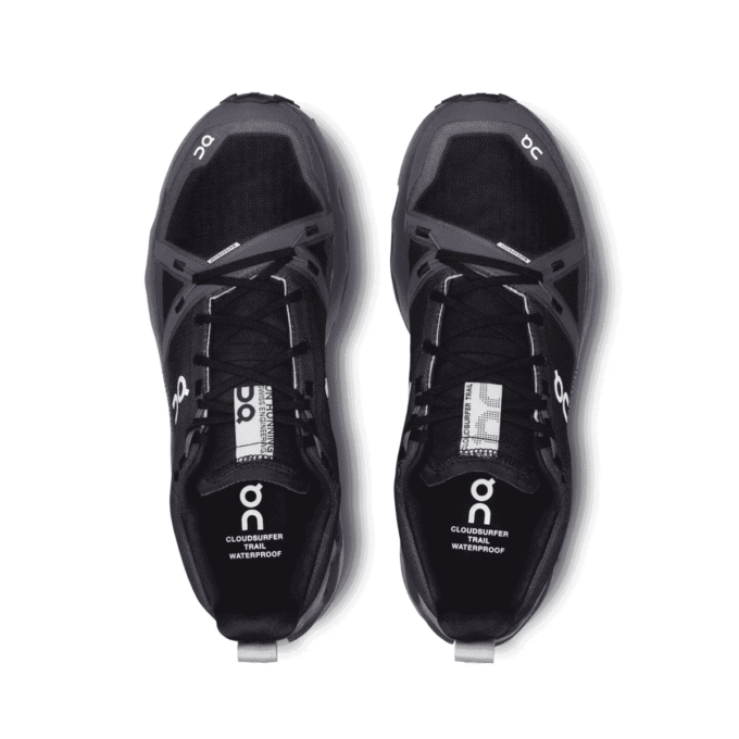 Cloudsurfer Trail wasserdichte Laufschuhe «Schwarze Finsternis»