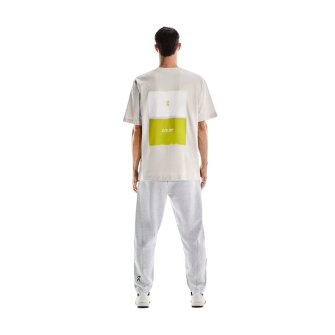 Club T-Shirt Grafik Tennis «Grau»
