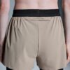 Damen 3″ Performance 2/1 Shorts Cinder | Schwarz