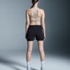Damen 3″ Performance 2/1 Shorts Schwarz