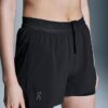 Damen 3″ Performance 2/1 Shorts Schwarz