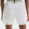 Damen 3″ Performance 2/1 Shorts Weiß | Glacier