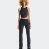 Damen All-Day Rippen-Crop-Top