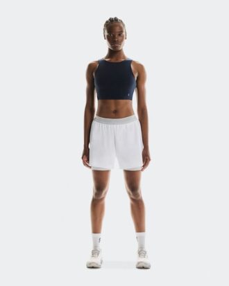 Damen 3″ Performance 2/1 Shorts Weiß | Glacier