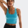 Damen Studio Crop Top mit offenem Rücken