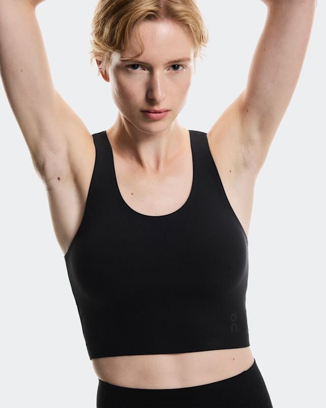 Damen Studio Crop Top mit offenem Rücken Damen Studio Crop Top mit offenem Rücken