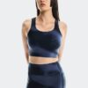 Damen Studio Crop Top mit offenem Rücken