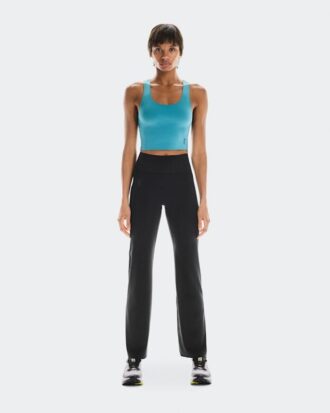 Damen Studio Crop Top mit offenem Rücken