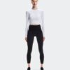 Damen Studio Long-T Crop