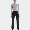 Damen Studio Long-T Crop Damen Studio Long-T Crop