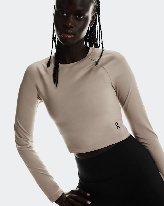 Damen Studio Long-T Crop Damen Studio Long-T Crop