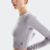 Damen Studio Long-T Crop Damen Studio Long-T Crop