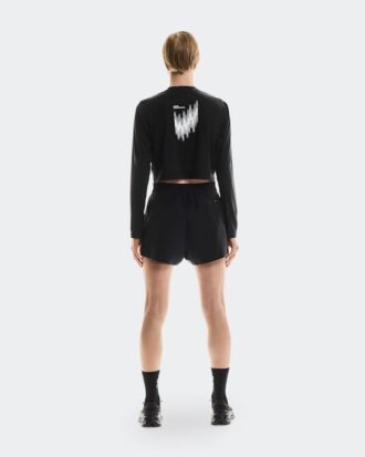 Damen Train Long-T Crop Graphic