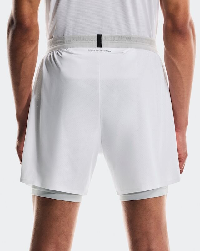 Herren 5″ Performance 2/1 Shorts Weiß | Glacier Herren 5″ Performance 2/1 Shorts Weiß | Glacier