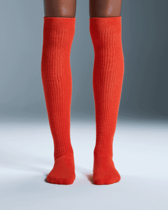 Terry-Socken im Kniestrumpf-Stil