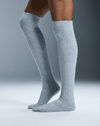 Terry-Socken im Kniestrumpf-Stil