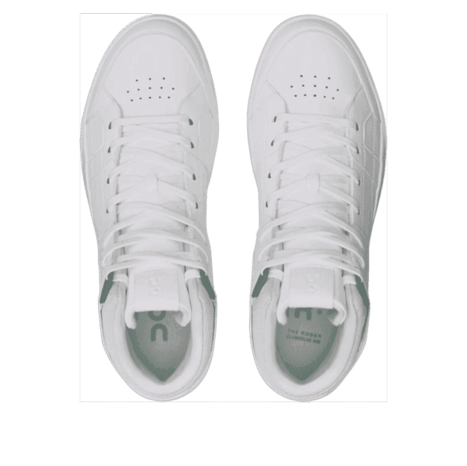 THE ROGER Clubhouse Mid «Weiß Grün»